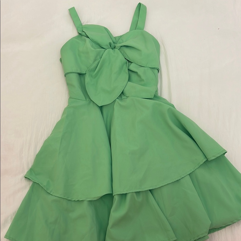 Habitual Girl Green Kids Dress